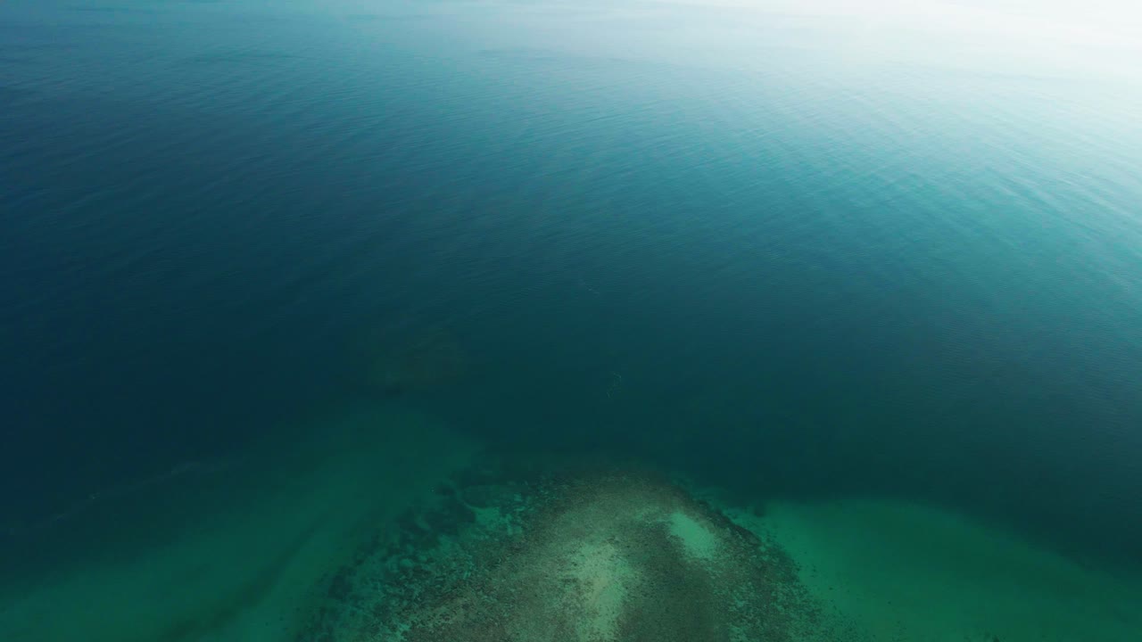 vista desde el increíble océano atlántico en méxico