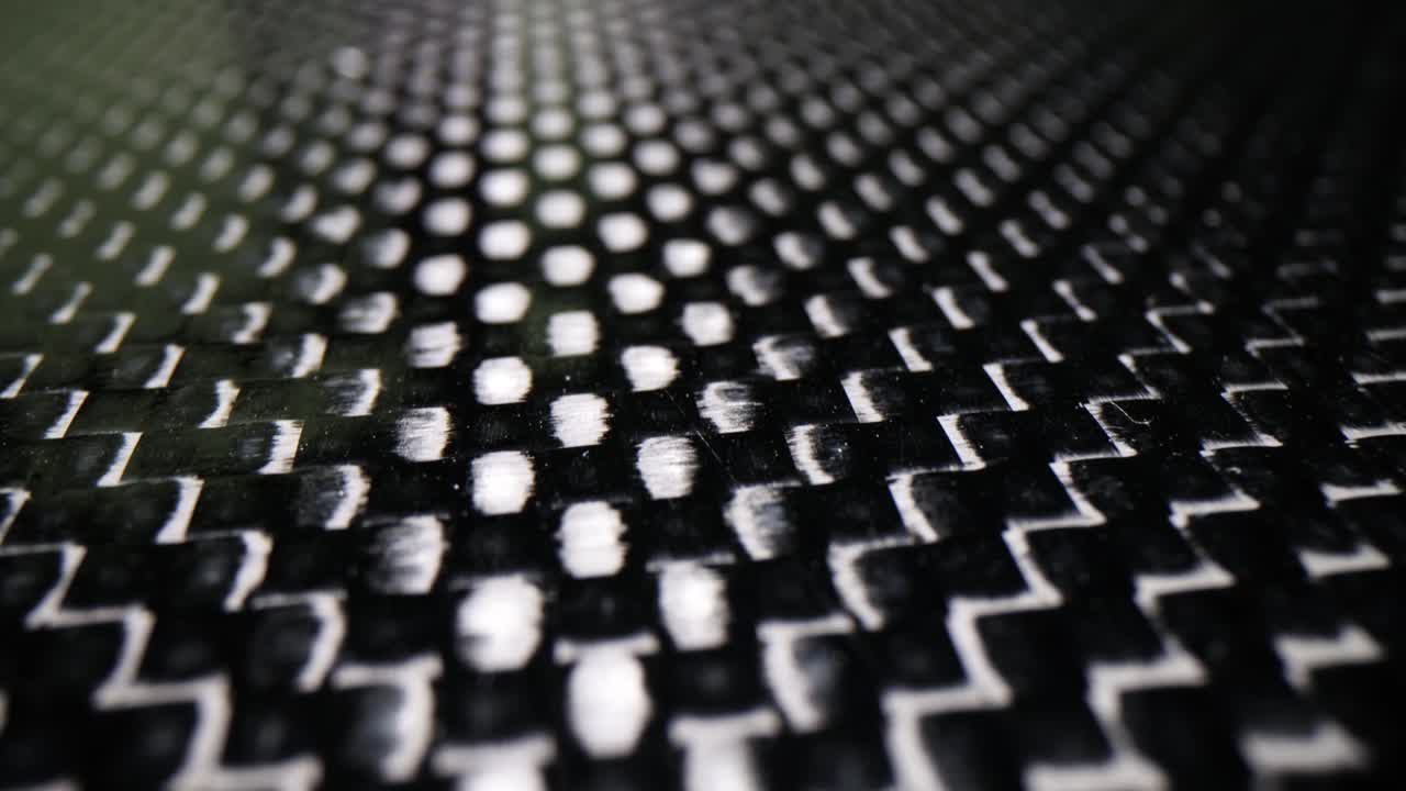 Close-up of Carbon Fiber Weave Pattern