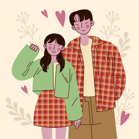 couple portrait illustration