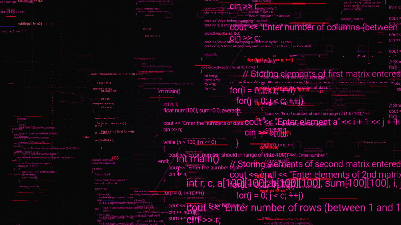 Abstract Computer Code Background