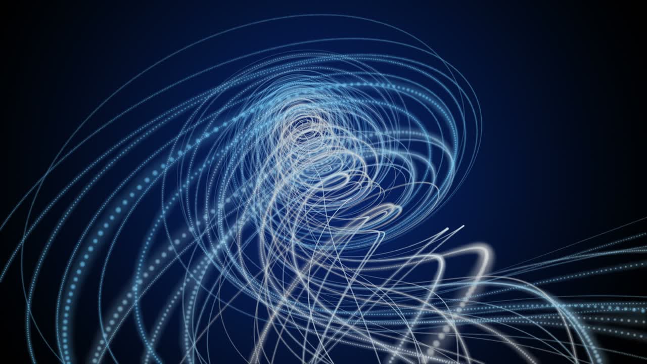 Fantastic animation with stripe wave object in slow motion, 4096x2304 loop 4K