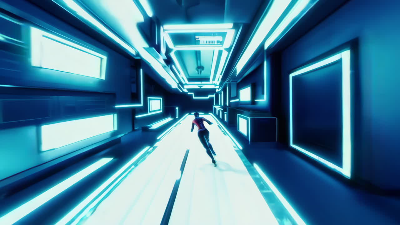 Gamer playing a video game