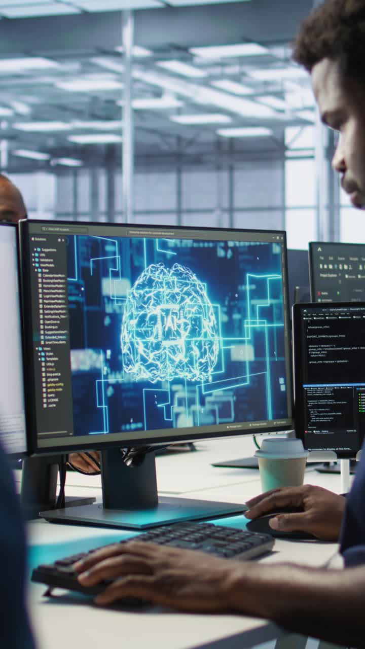 Vertical video Data center engineers uses artificial intelligence to identify hardware failures