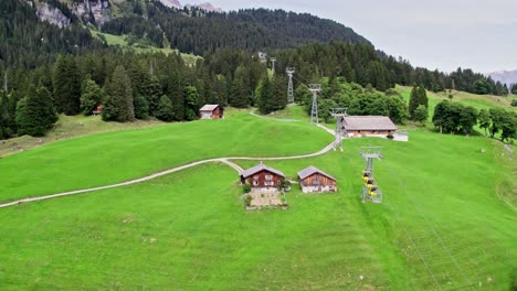 sportbahnen cable car commute to braunwald glarnerland switzerland