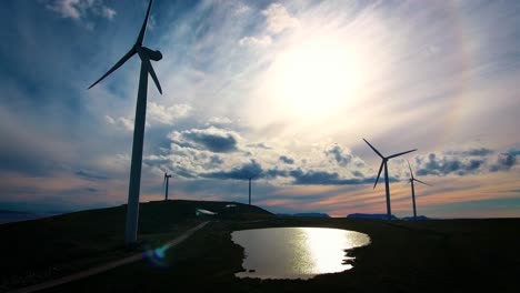 molinos de viento para la producción de energía eléctrica havoygavelen parque de molinos de viento noruega