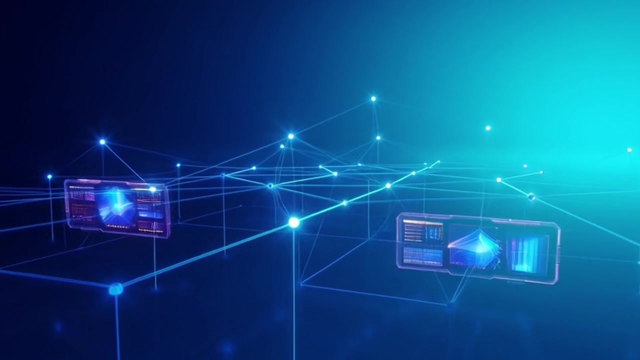Digital Network Connection with Floating Data Interfaces