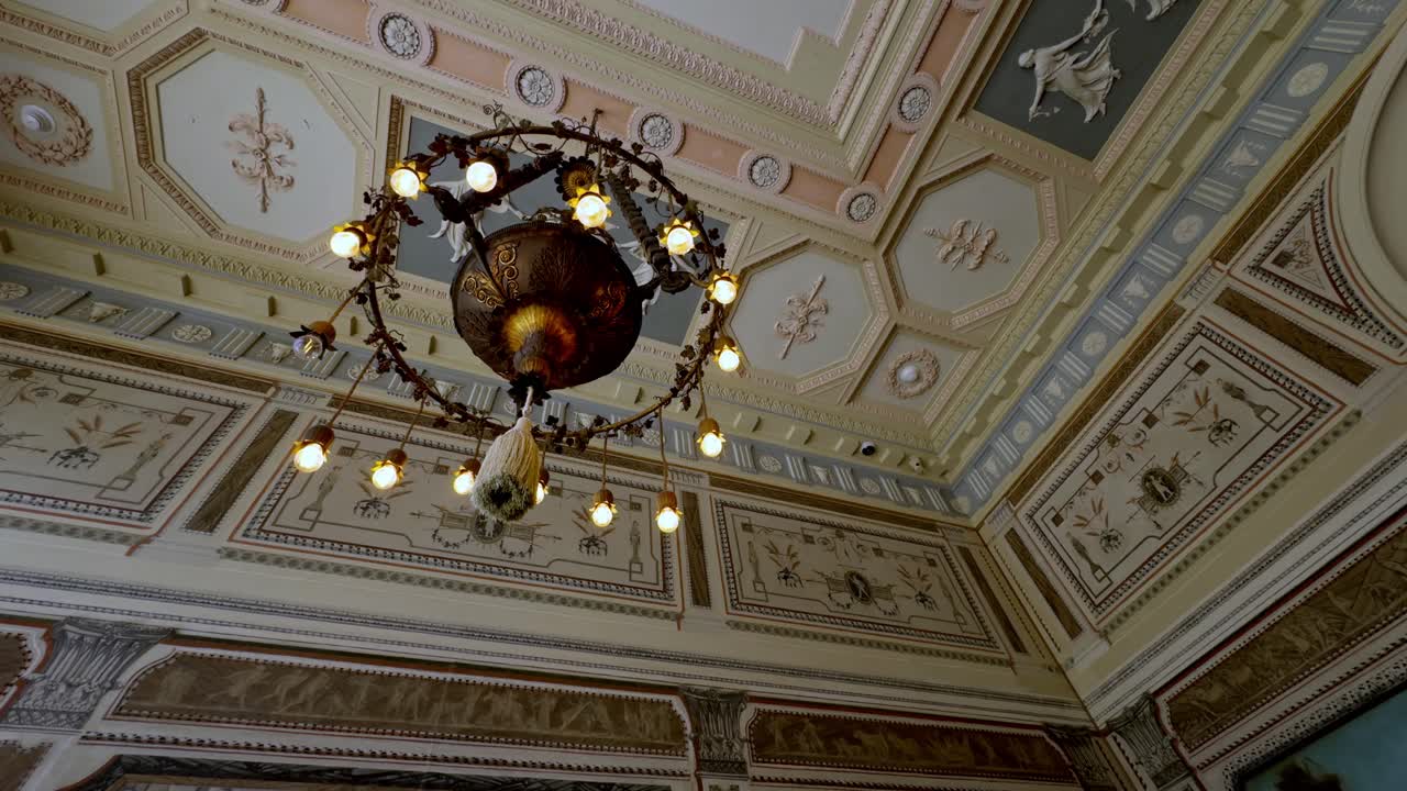 Ornate Chandelier in Vizcaya Museum