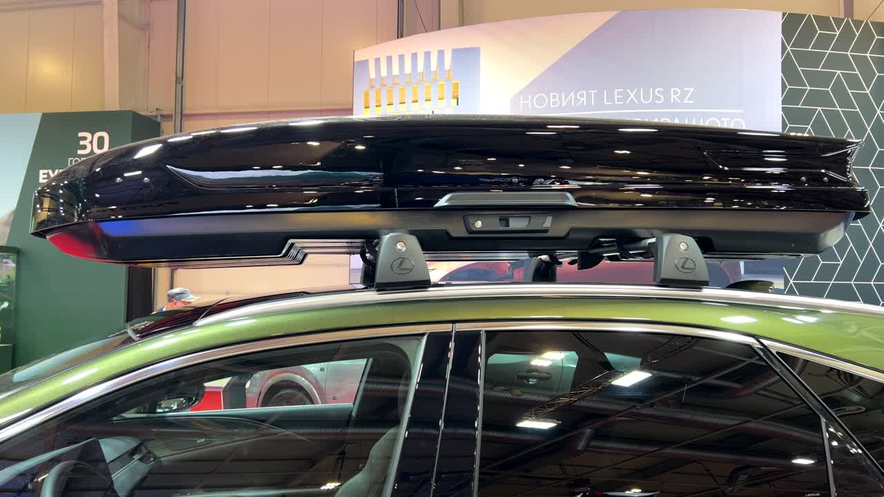 Lexus RZ with Roof Box