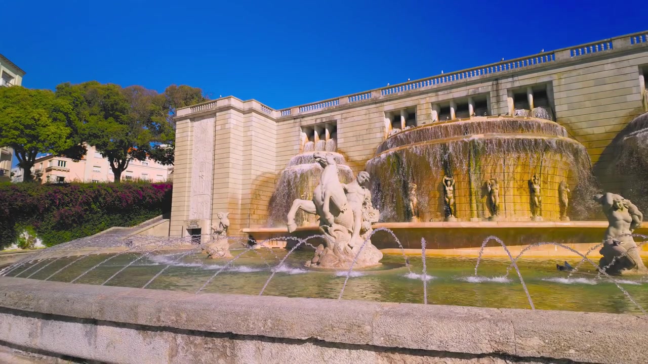 Fonte Luminosa en Lisboa, Portugal