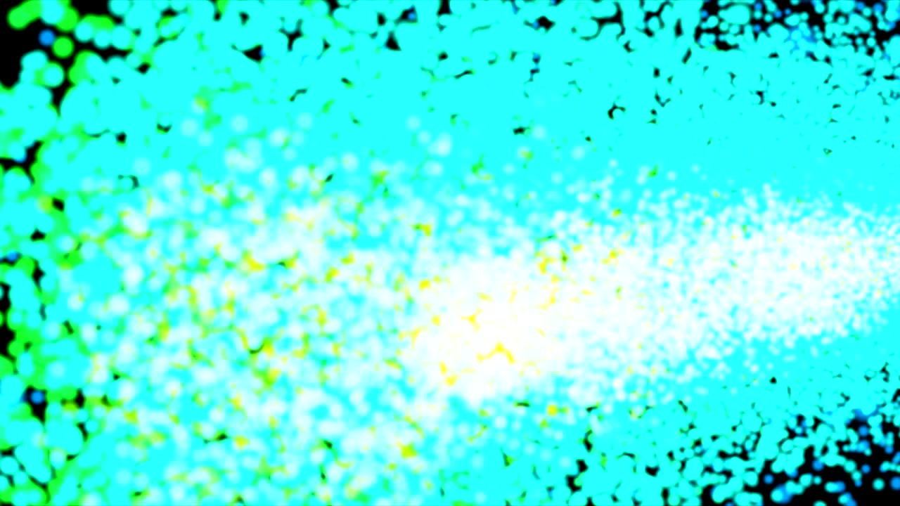4k vj bucle partículas de luz abstractas golpean el fondo bokeh