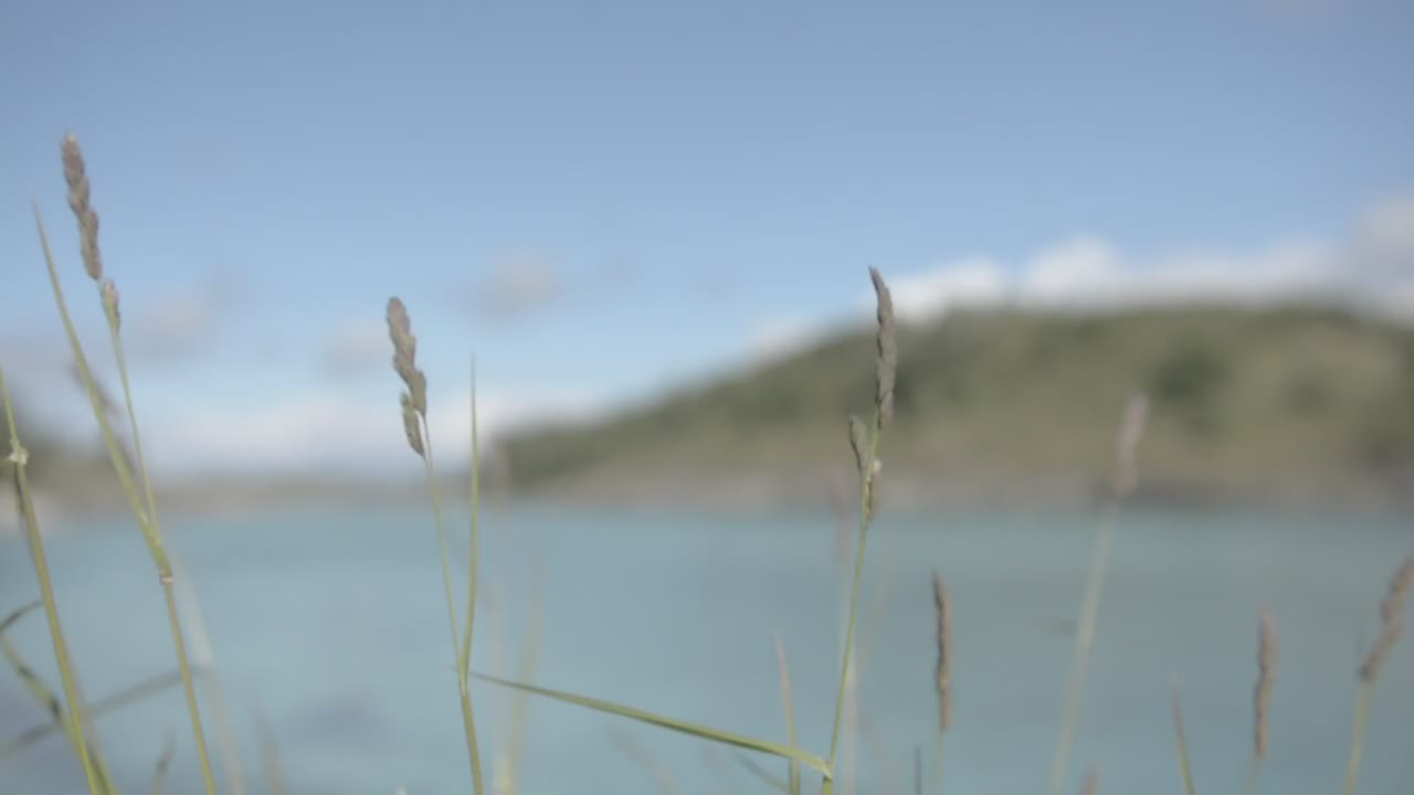 Clear blue water in north of Norway