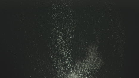 abstract spray of particles