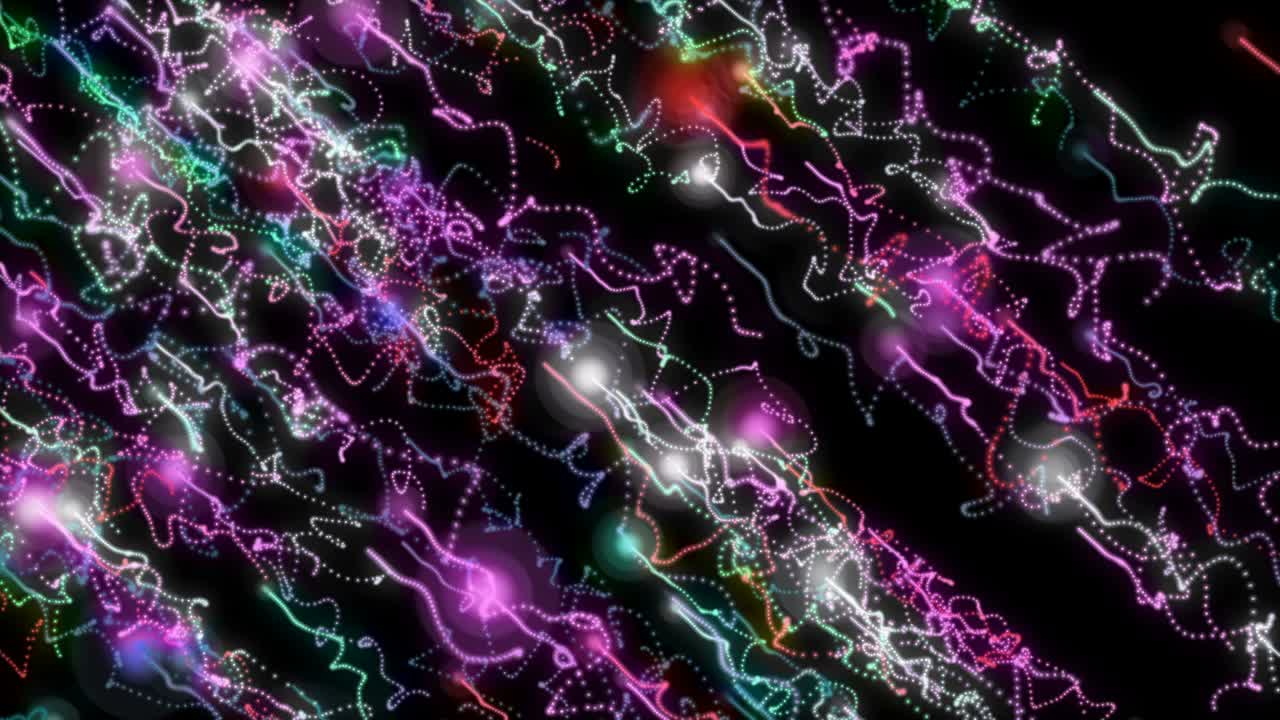 partículas abstractas galaxias estrellas