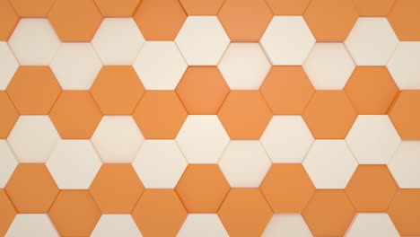 animación en bucle de hexágono de fondo desplazamiento abstracto