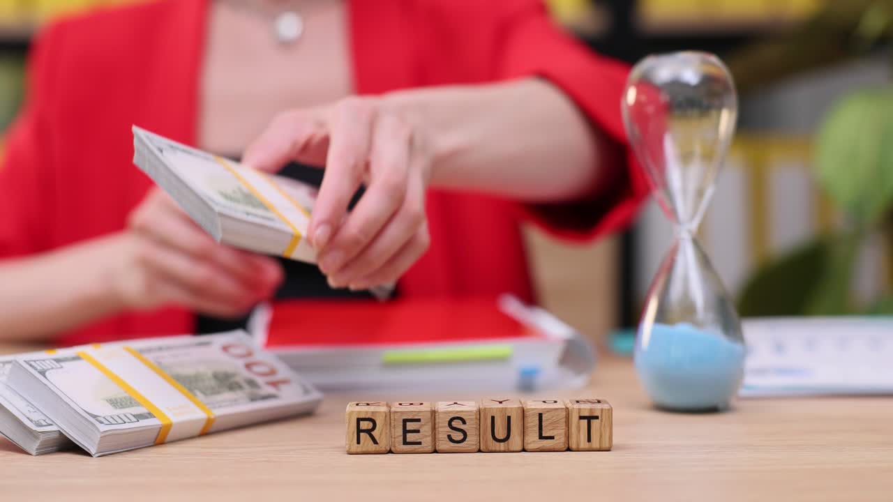 Hasil waktu dan uang
