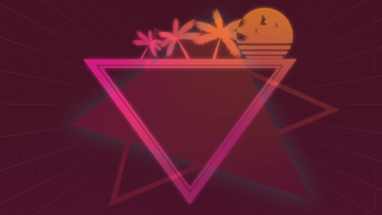 composición digital de una ilustración tropical