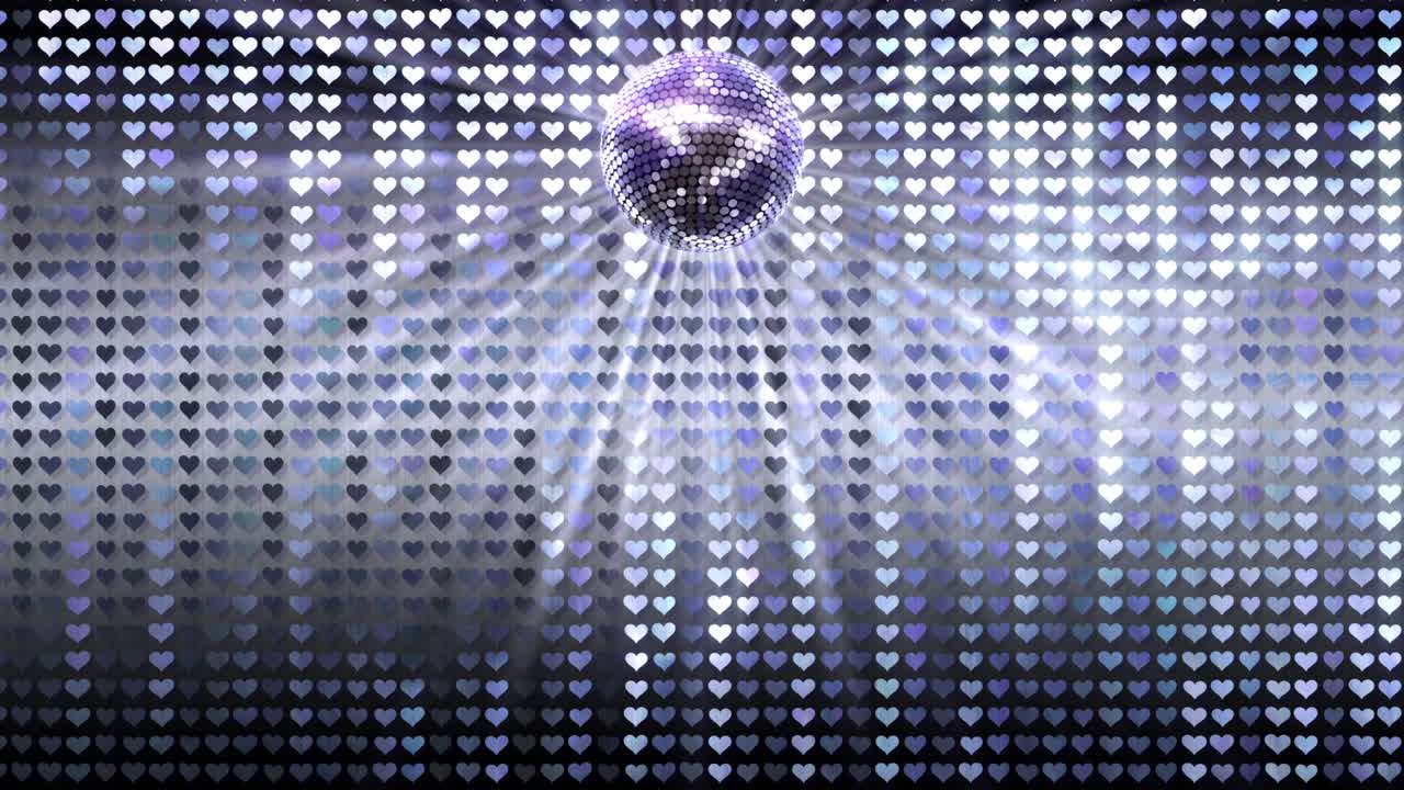 거울 공 디스코 조명 클럽 댄스 파티 반이는 배경