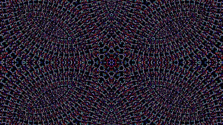 Bright abstract light governing full color, kaleidoscope
