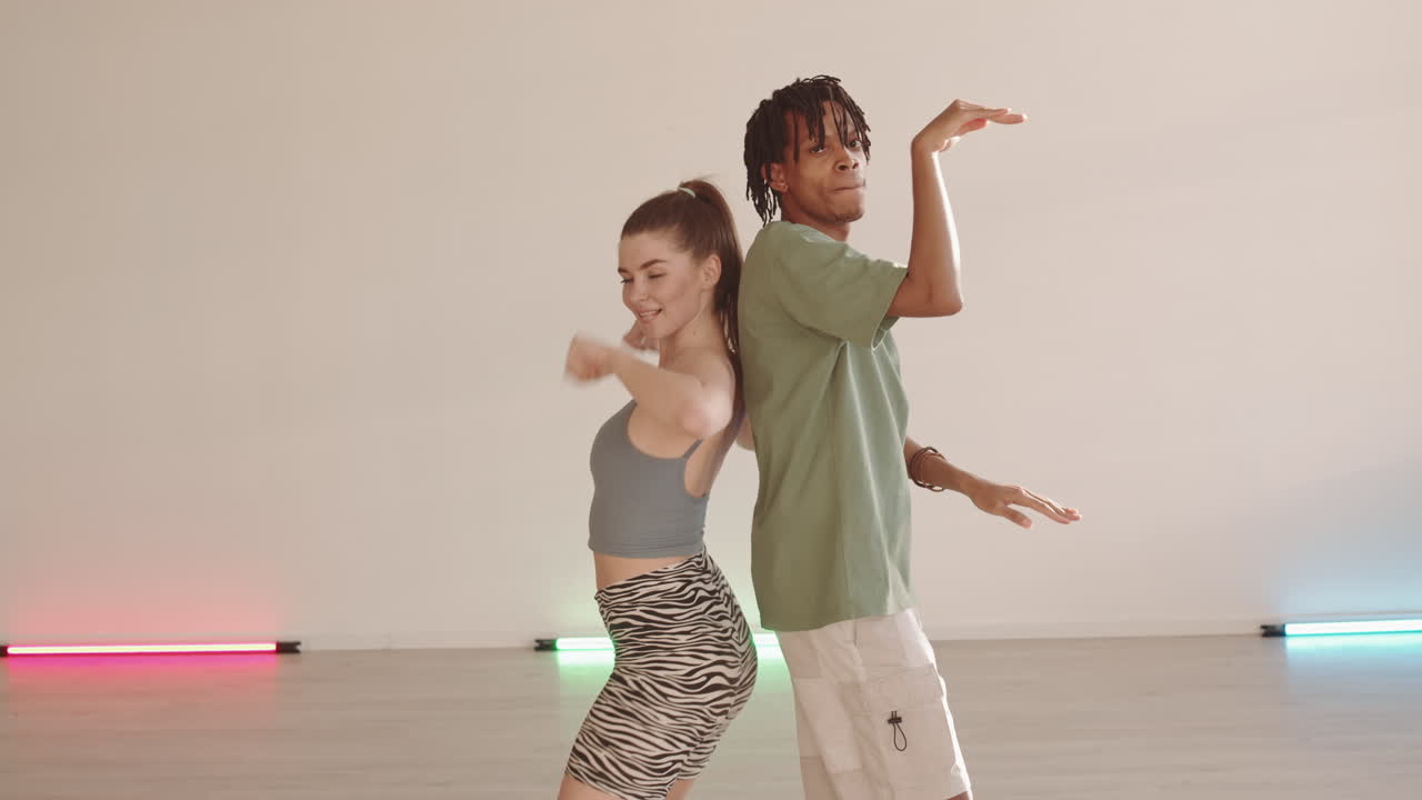 Freestyle Performers Dancing in Studio