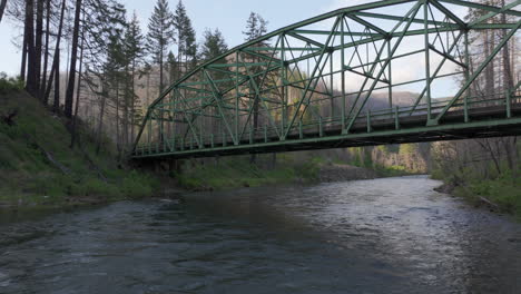 estacada, oregon - bridge and river