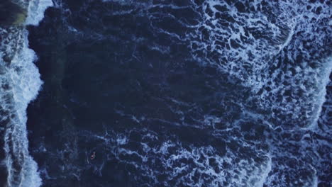 aerial-bird's-eye-view-of-sea-waves-passing-by-and-swimmers-2