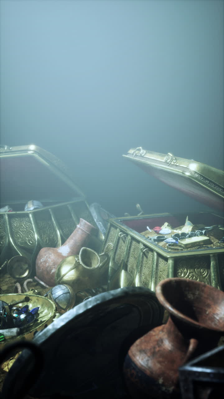 여러 가지 물건 으로 가득 찬 방