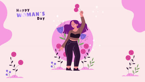 happy woman's day illustration