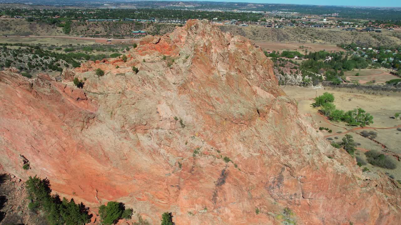 jardín de los dioses en colorado springs cliff 3-1