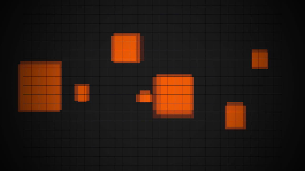 Animation abstract neon pixel and squares motion disco background