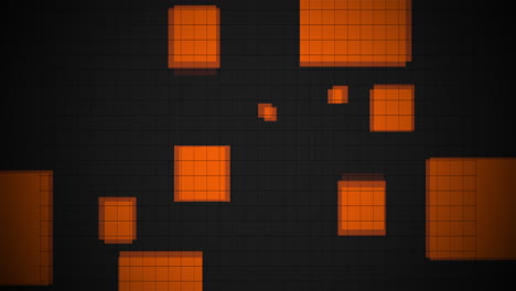 animación abstracta neón pixel y cuadrados movimiento disco fondo