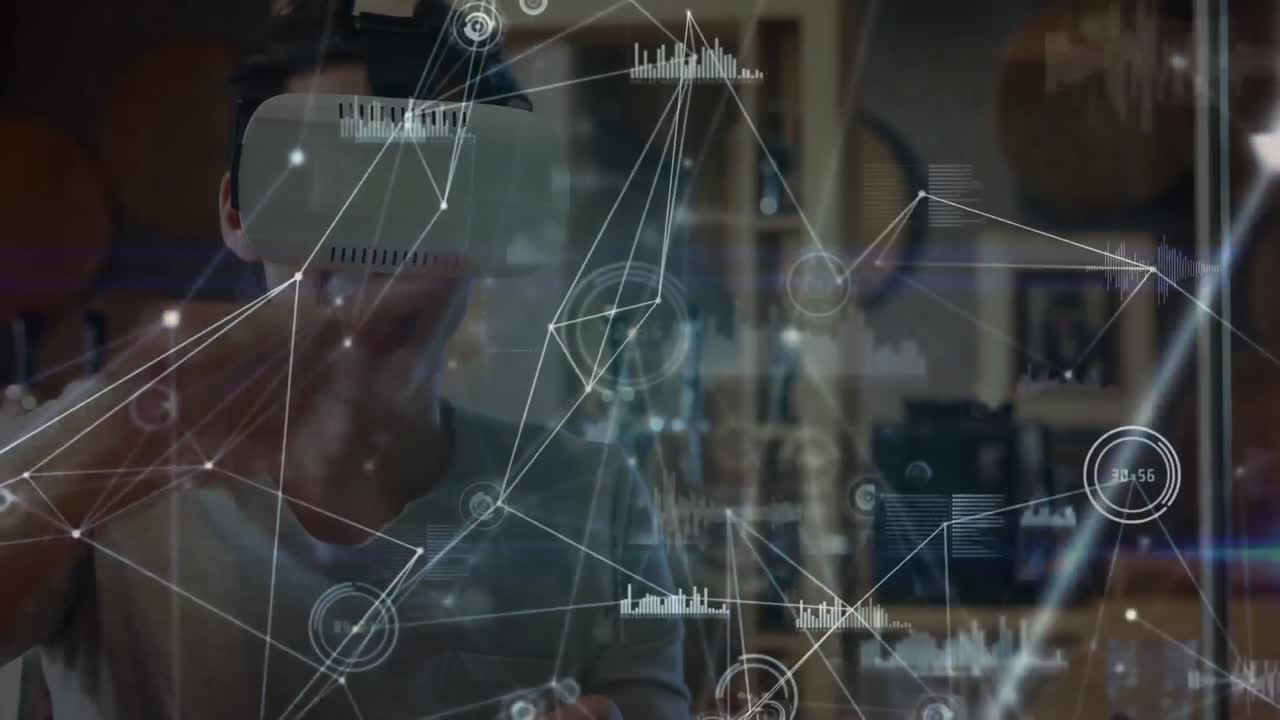 가상 현실 데이터 및 정보 인터페이스.