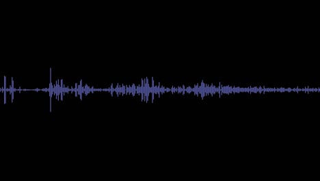 blue audio equalizer animation