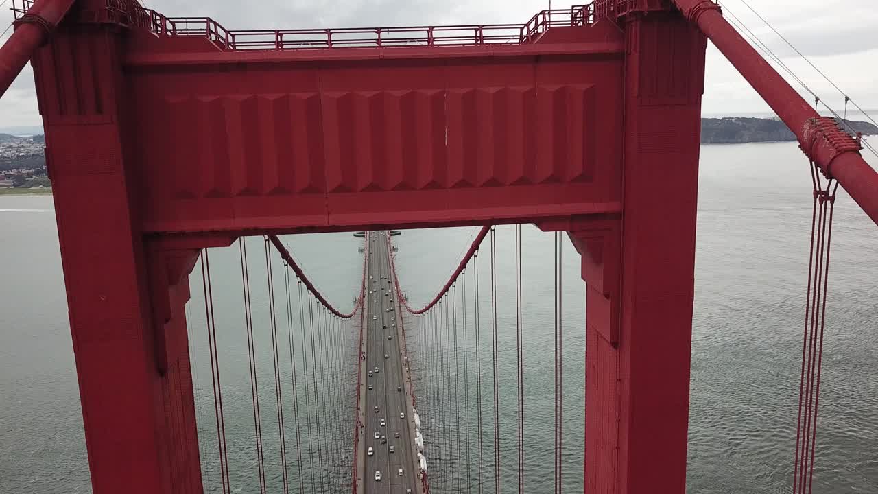 샌프란시스코 캘리포니아 항공의 골든 게이트 브리지