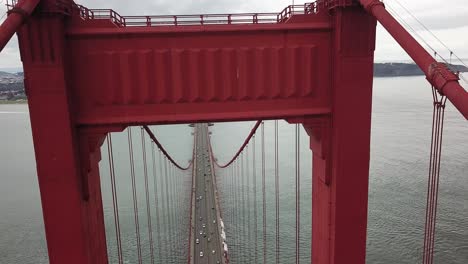 puente golden gate en san francisco california antena