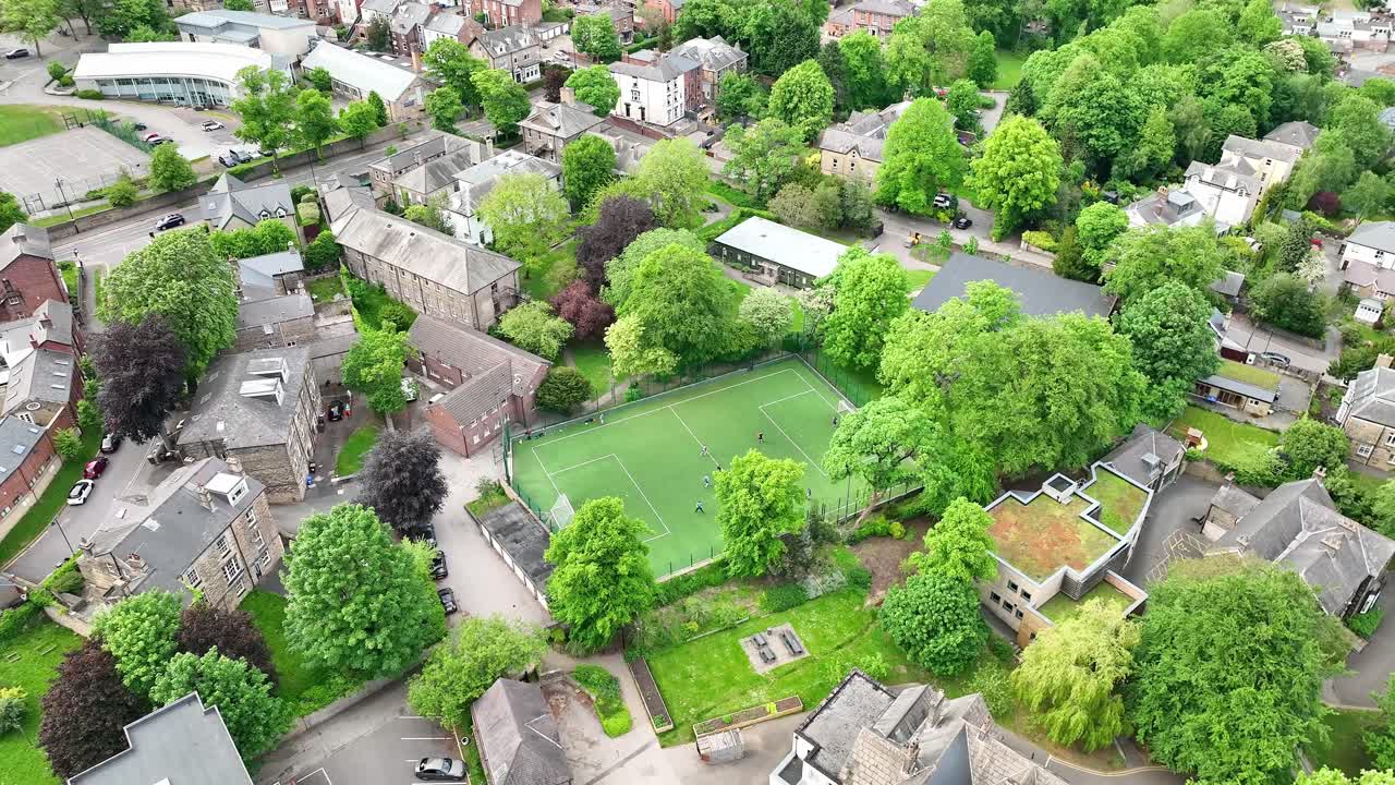 Astro turf football recreational facility at Sheffield Hallam Collegiate Campus