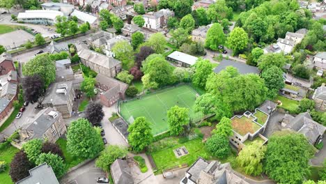 instalación recreativa de fútbol astro turf en el campus colegiado de sheffield hallam