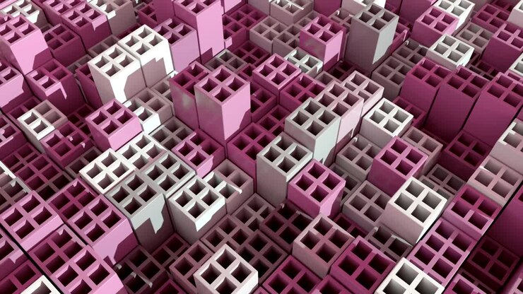 Abstract 3d Cubes.