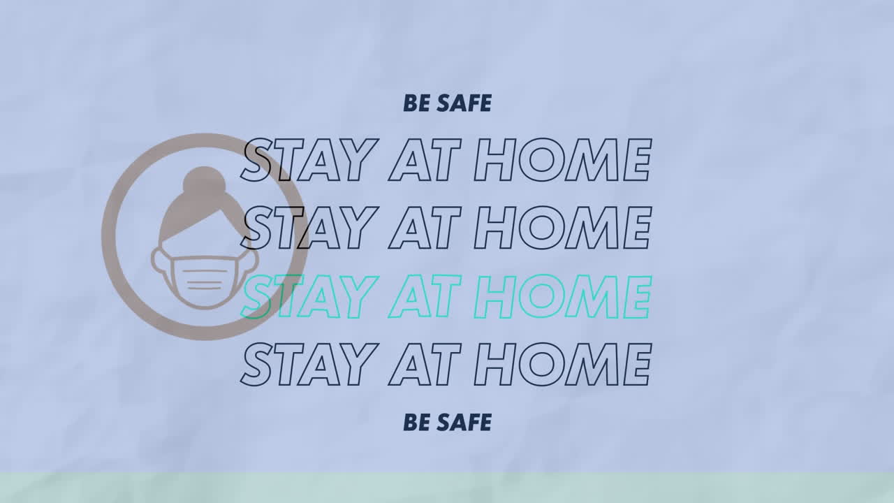 textos de concepto de coronavirus contra mujer con máscara facial icono en fondo azul