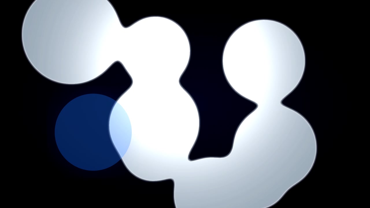 Abstract Motion Graphics with Morphing Liquid Shapes