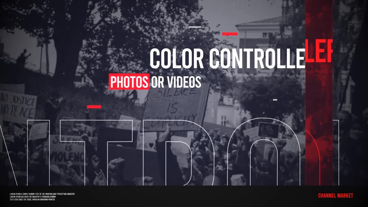 Protest and Visuals Template