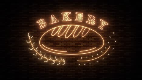 "neon sign flickers to life over brick wall"