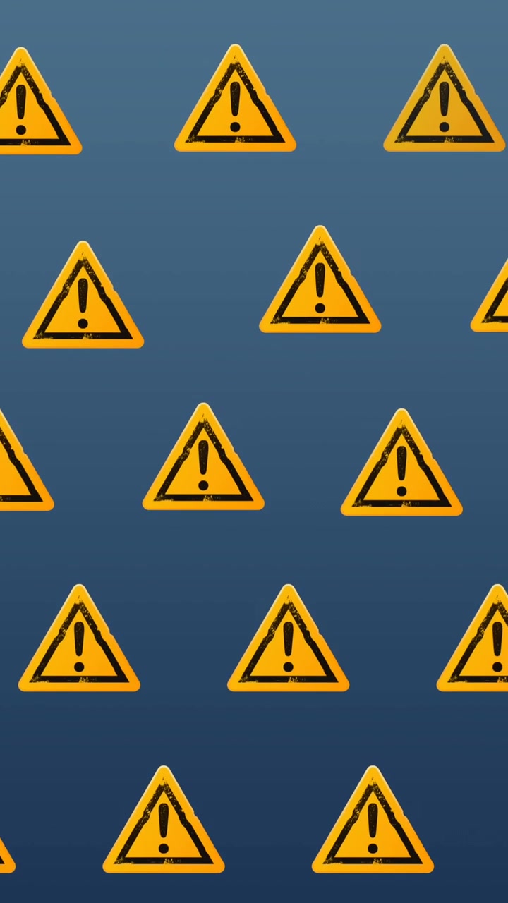 Animation of yellow moving drops over blurred background
