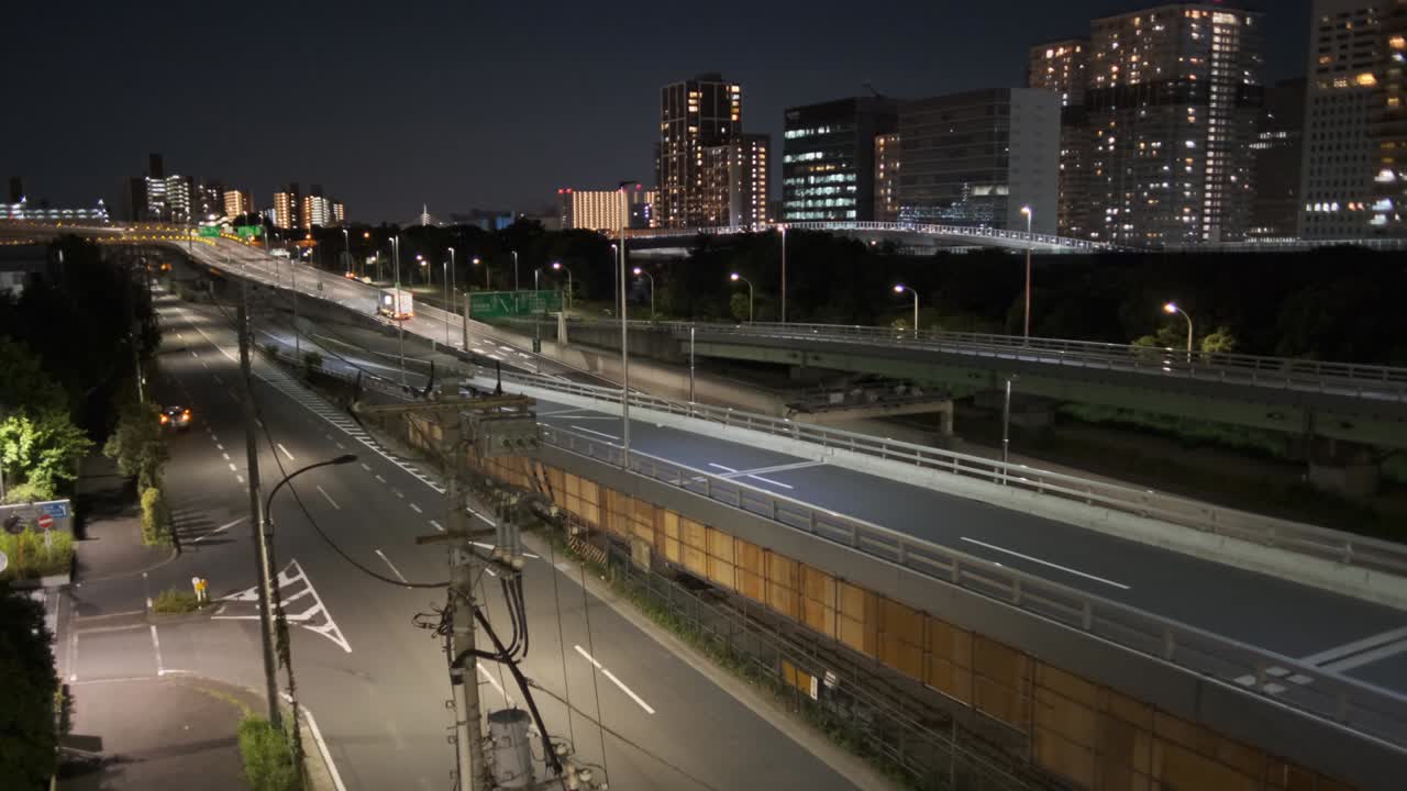 도쿄 시나가와 해변 나이트 뷰 2022