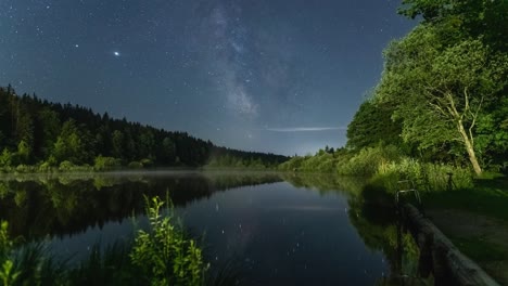 timelapse of the moving stars