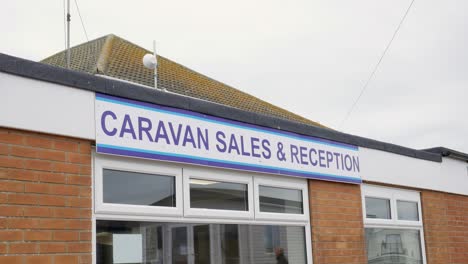 Caravan-sales-and-reception-at-British-seaside-town