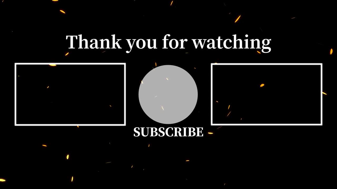 털 떨어지는 입자 끝 카드 끝 화면 모션 그래픽