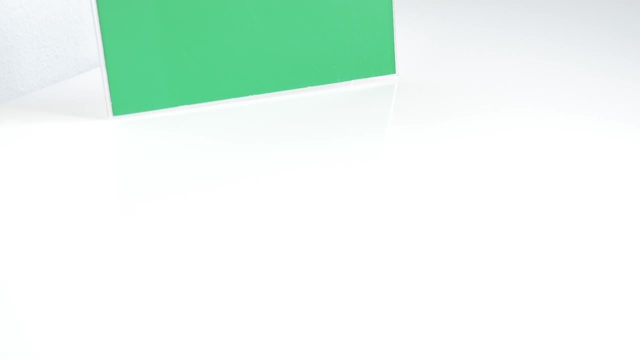 Cornice per foto vuota con schermo verde