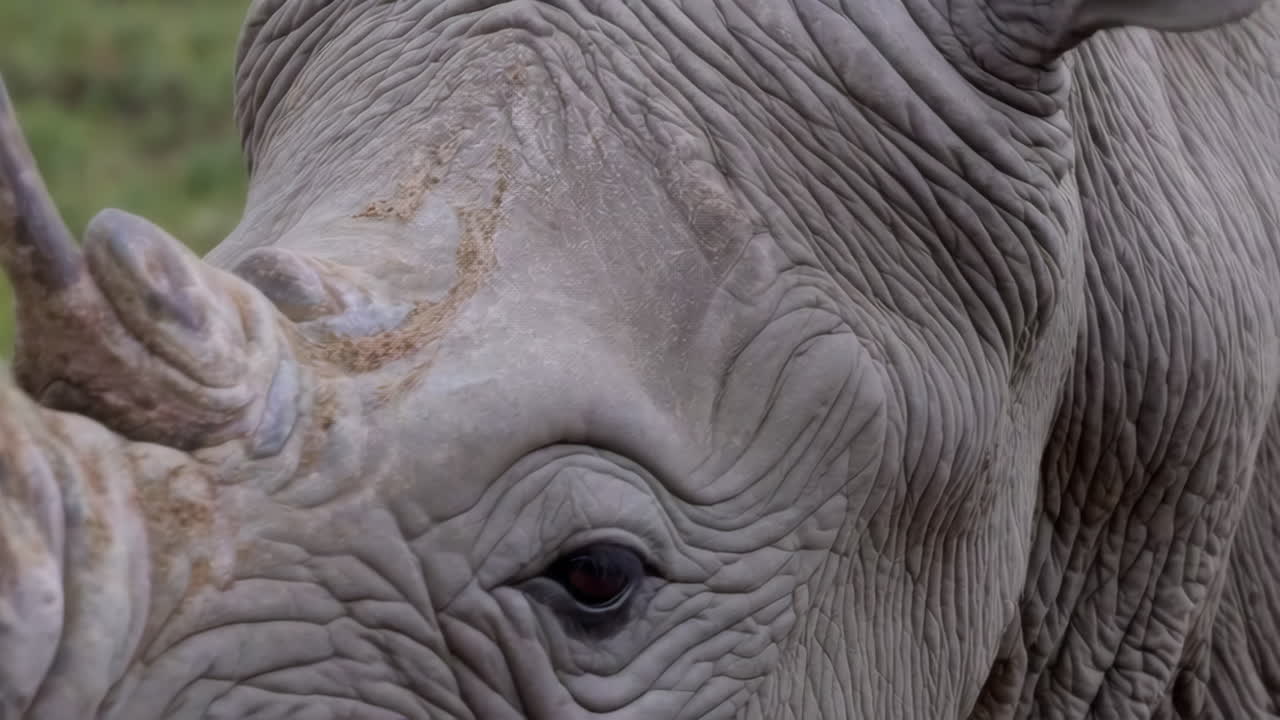 Close-up of a White Rhinoceros