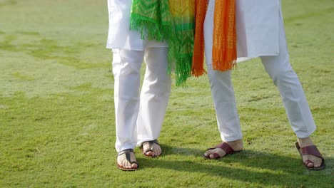 Closeup-of-Indian-men-leg-dancing-or-doing-Bhangra