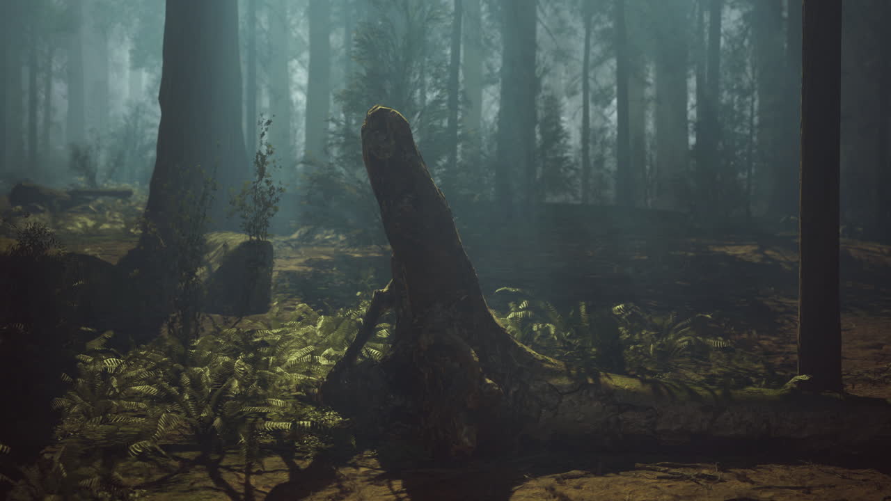 Mysterious Forest Landscape